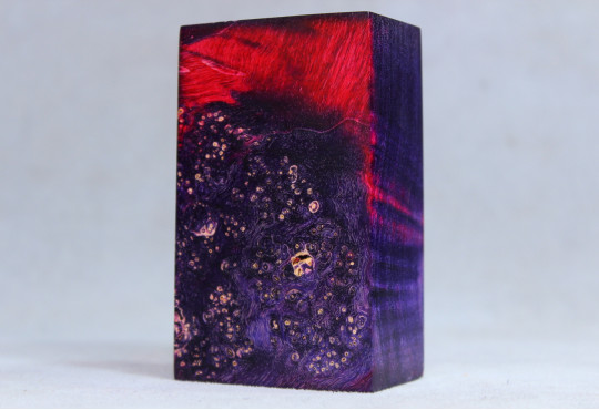 Stabilized Maple Burl Wood Mod Block